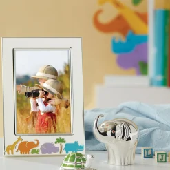 Jungle Parade Silverplate 4x6 Photo Frame