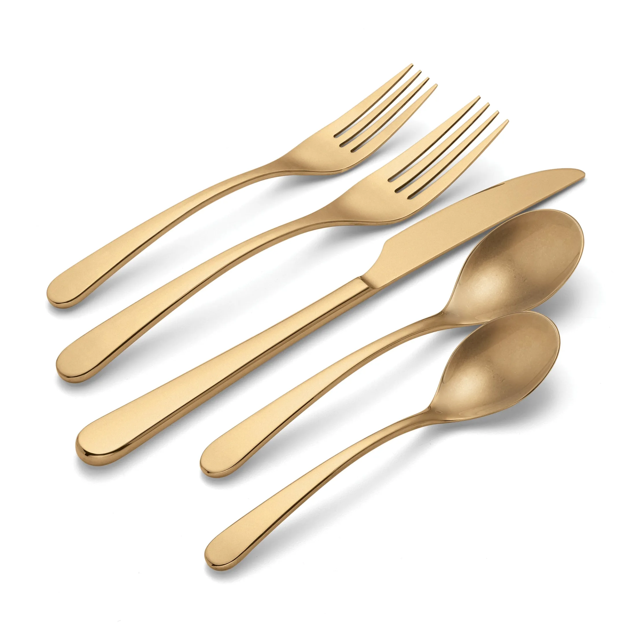Kenbrook Champagne Vintage 20-Piece Flatware Set