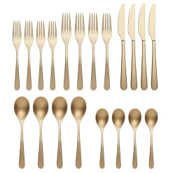Kenbrook Champagne Vintage 20-Piece Flatware Set