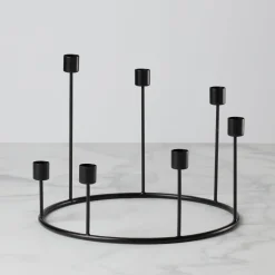 Kent Large Black Candlestick Wreath