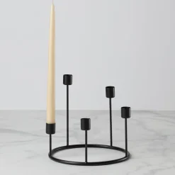 Kent Small Black Candlestick Wreath
