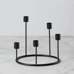 Kent Small Black Candlestick Wreath