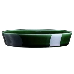 Kobenhavner Glazed Emerald Green 16cm Pot with Saucer