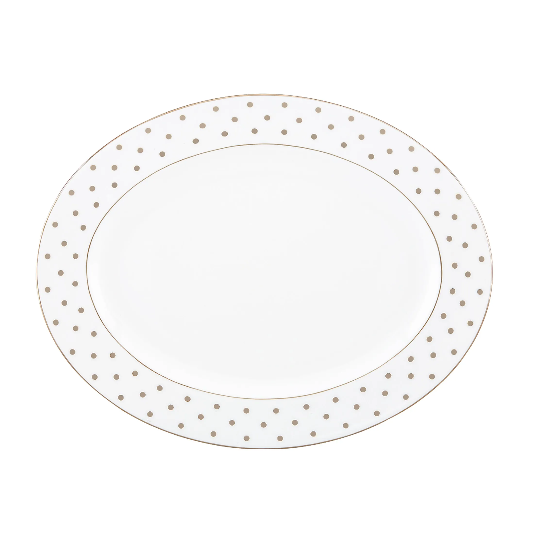 Larabee Road Platinum Oval Platter