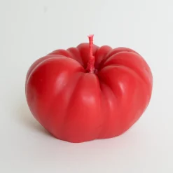 Large Red Heirloom Tomato Beeswax Candle