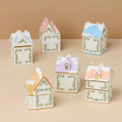 Lenox Spice Village 6-Piece Christmas Spice Jar Set