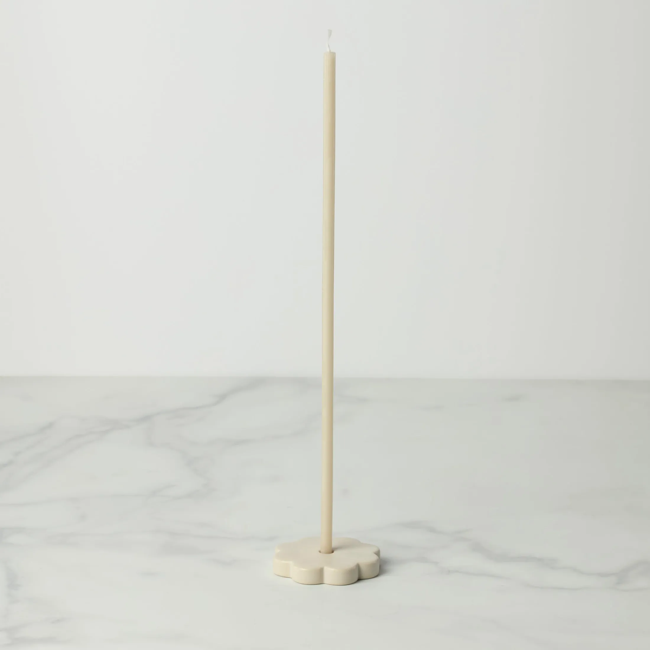 Long-Stem Parchment Candles, Set of 12