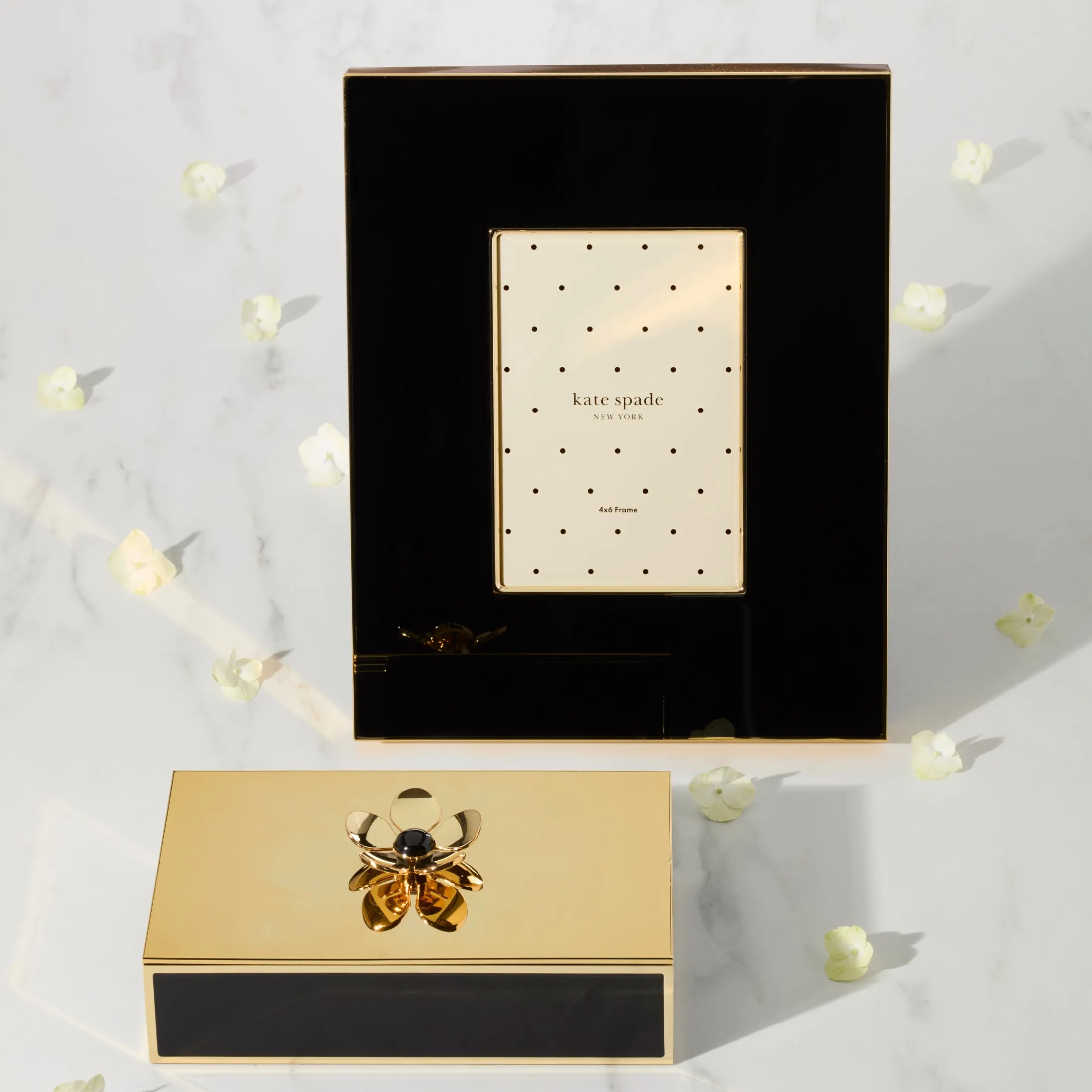 Make It Pop Black Large Floral Box