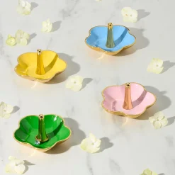 Make It Pop Blue Metal Ring Dish