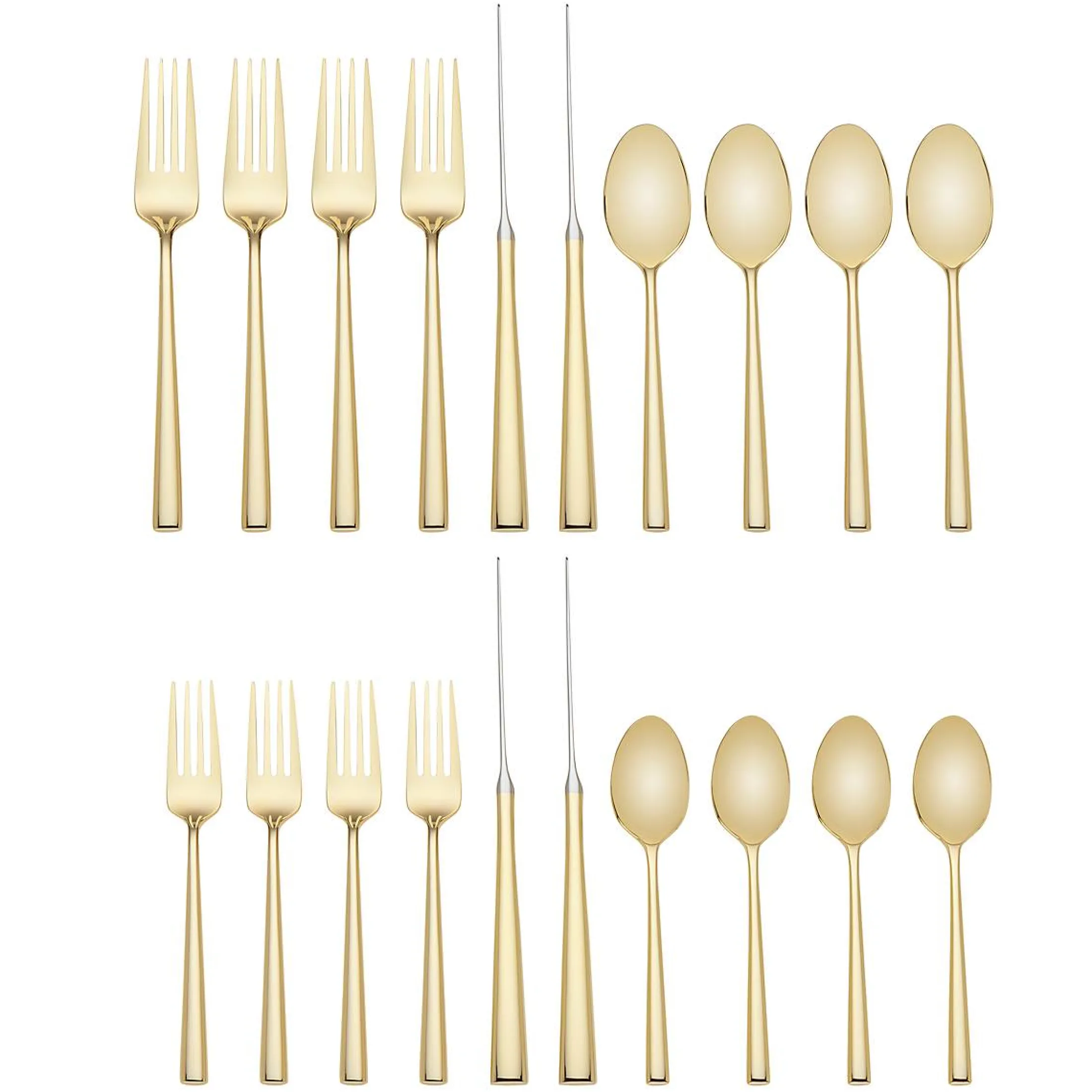 Malmo Gold 20-Piece Flatware Set