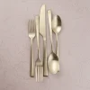 Marlise Champagne Satin 20-Piece Flatware Set