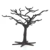 Matte Black Metal Ornament Tree