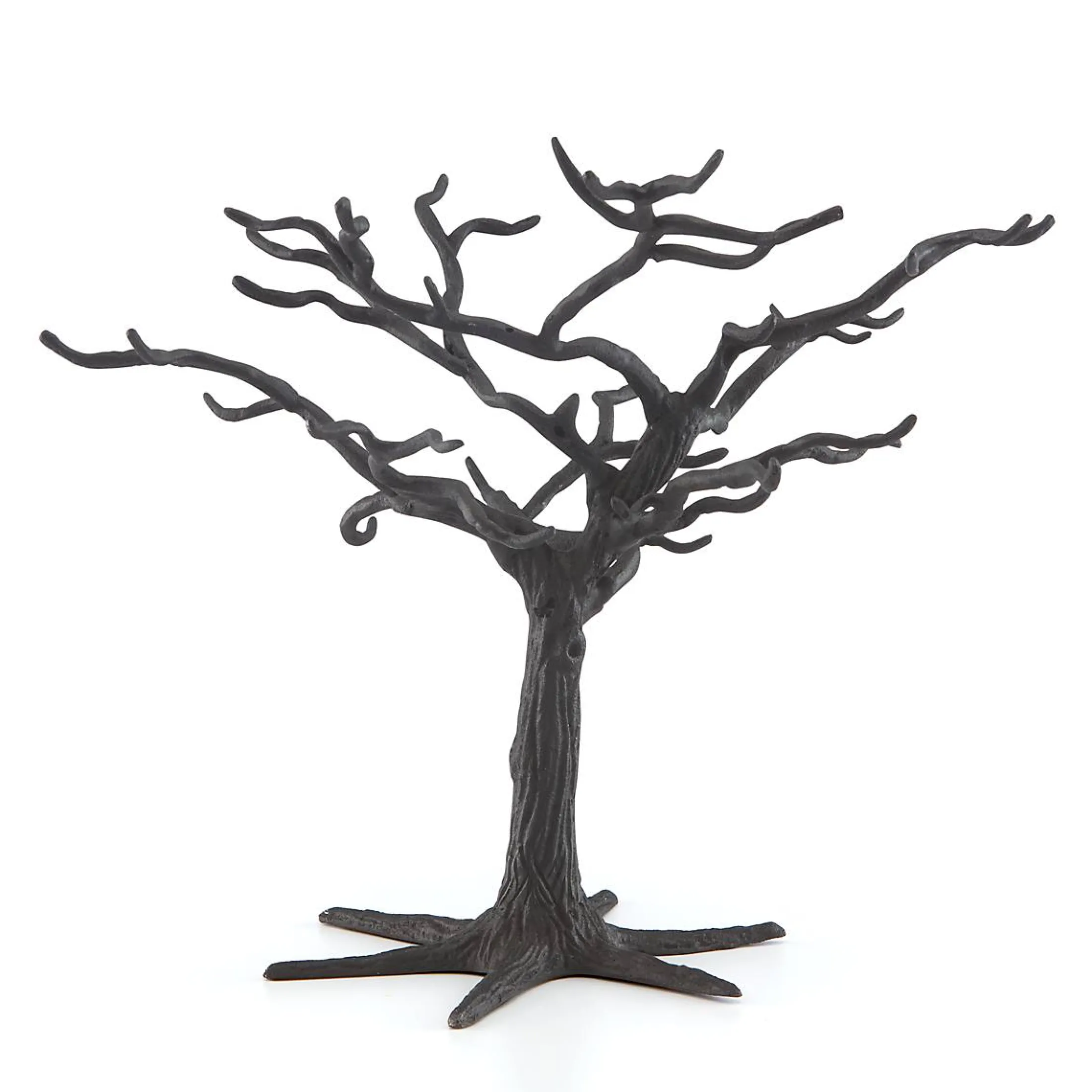 Matte Black Metal Ornament Tree