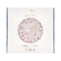 Meri Meri X Liberty Floral Melamine Small Plate, Set of 4