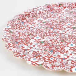 Meri Meri x Liberty Red June's Meadow Small Tray