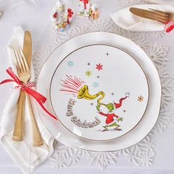 Merry Grinchmas Assorted Accent Plates, Set of 4