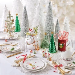 Merry Grinchmas Assorted Accent Plates, Set of 4