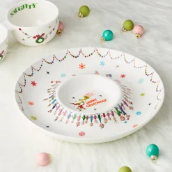 Merry Grinchmas Chip & Dip Bowl