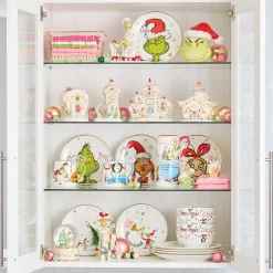 Merry Grinchmas Grinchie Grins Accent Plates, Set of 4