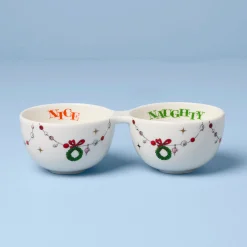 Merry Grinchmas Naughty or Nice Double Dip Bowl
