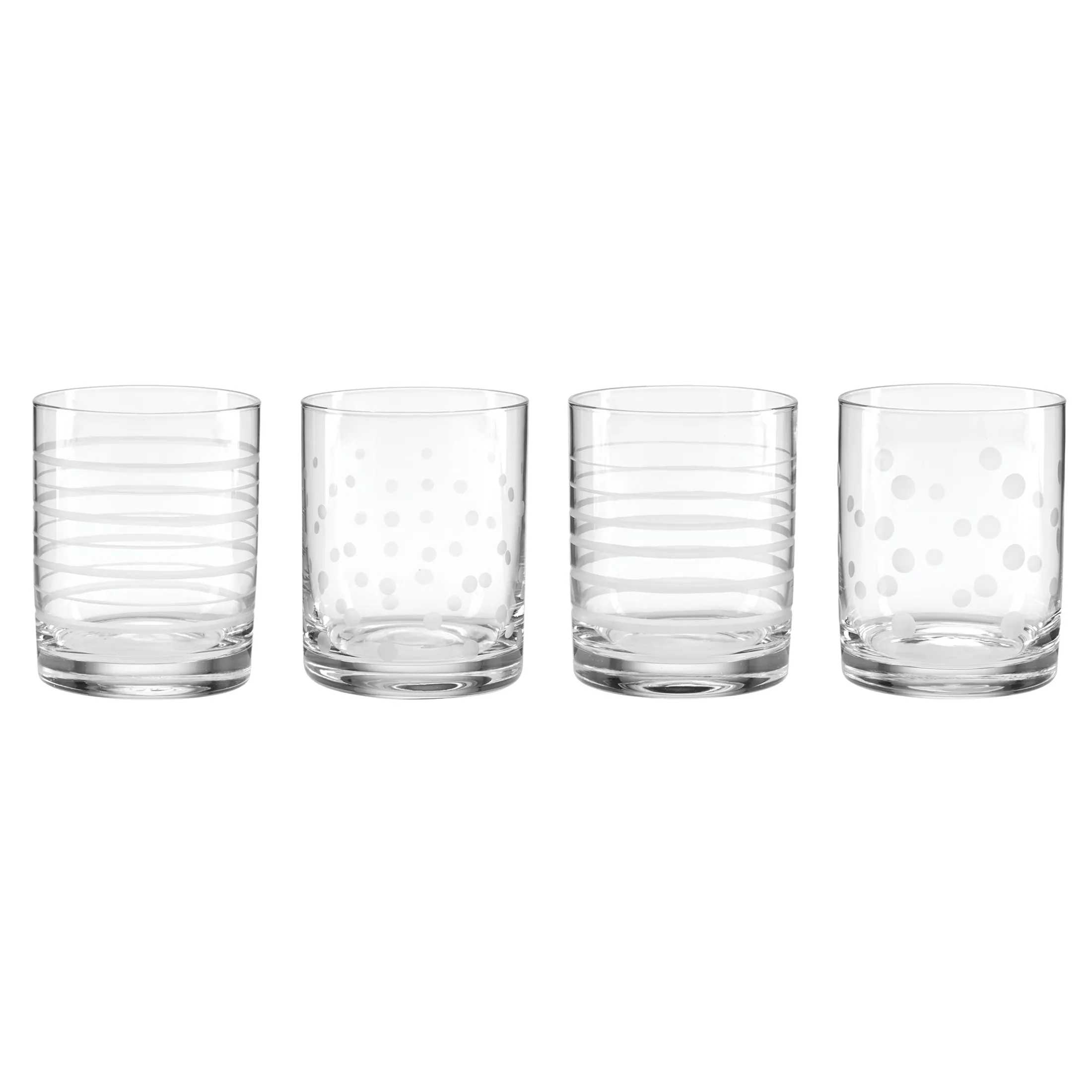 Mingle Double Old-Fashioned Glasses, Set of 4