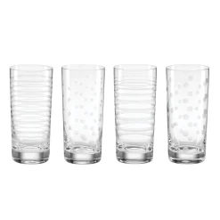 Mingle Highball Glasses, Set of 4
