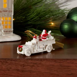Mistletoe Park Fire Truck Ornament