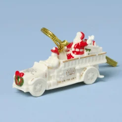 Mistletoe Park Fire Truck Ornament