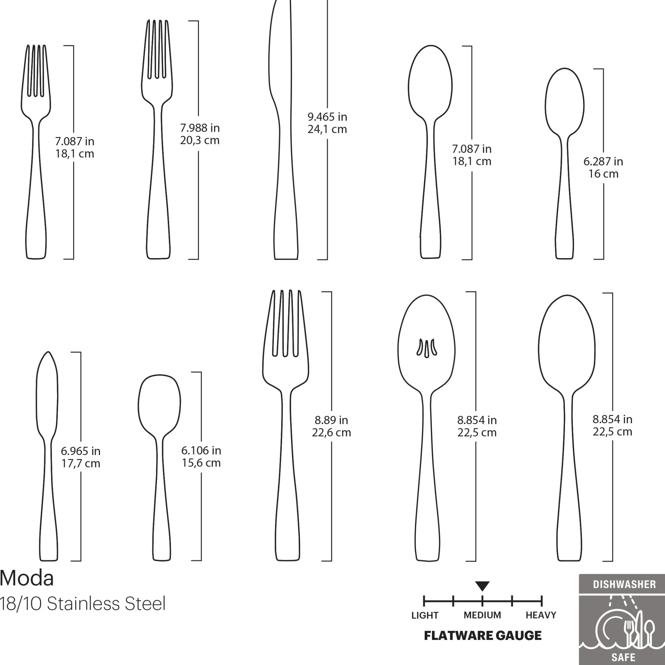 Moda 65-Piece Flatware Set