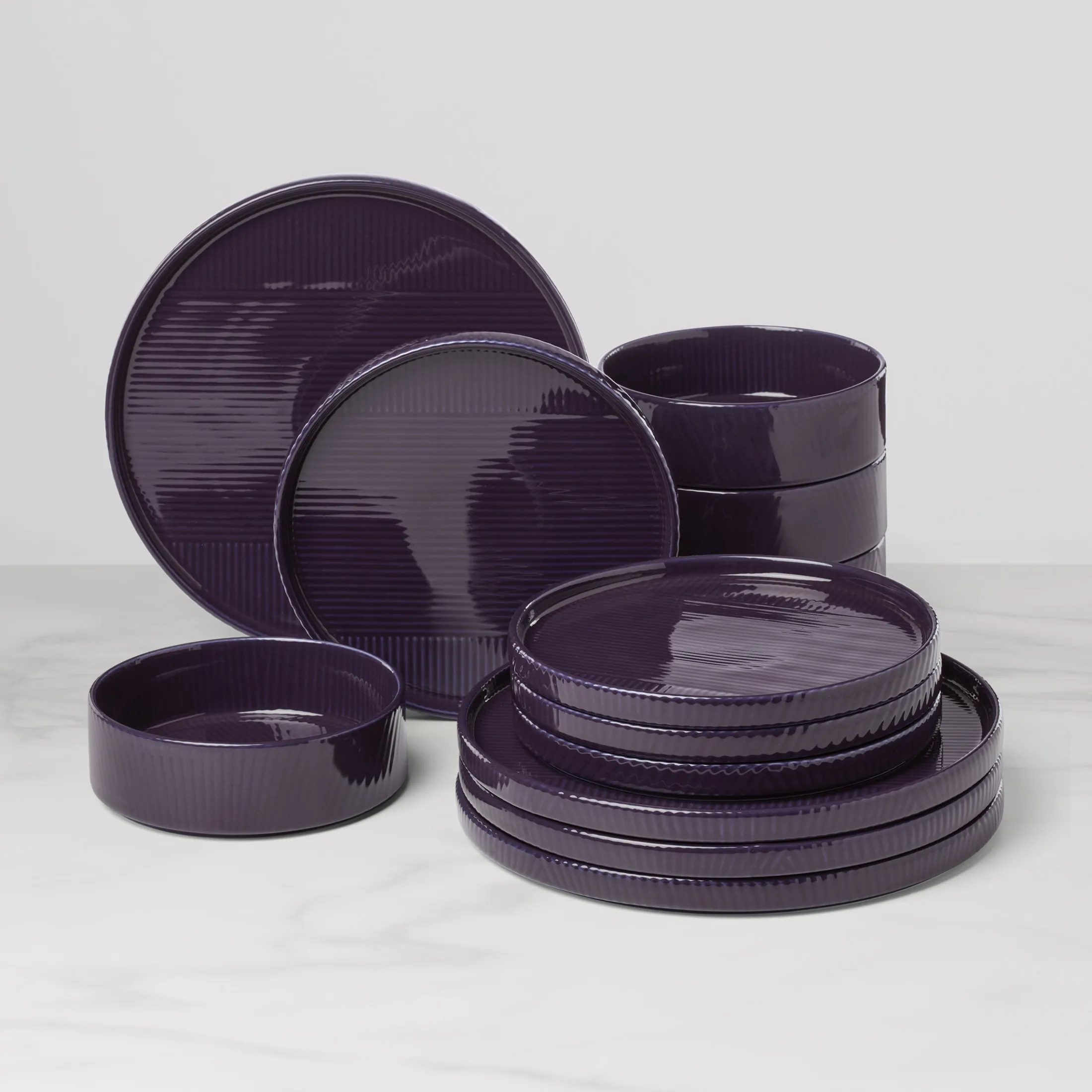 Modulus Nightshade 12-Piece Dinnerware Set