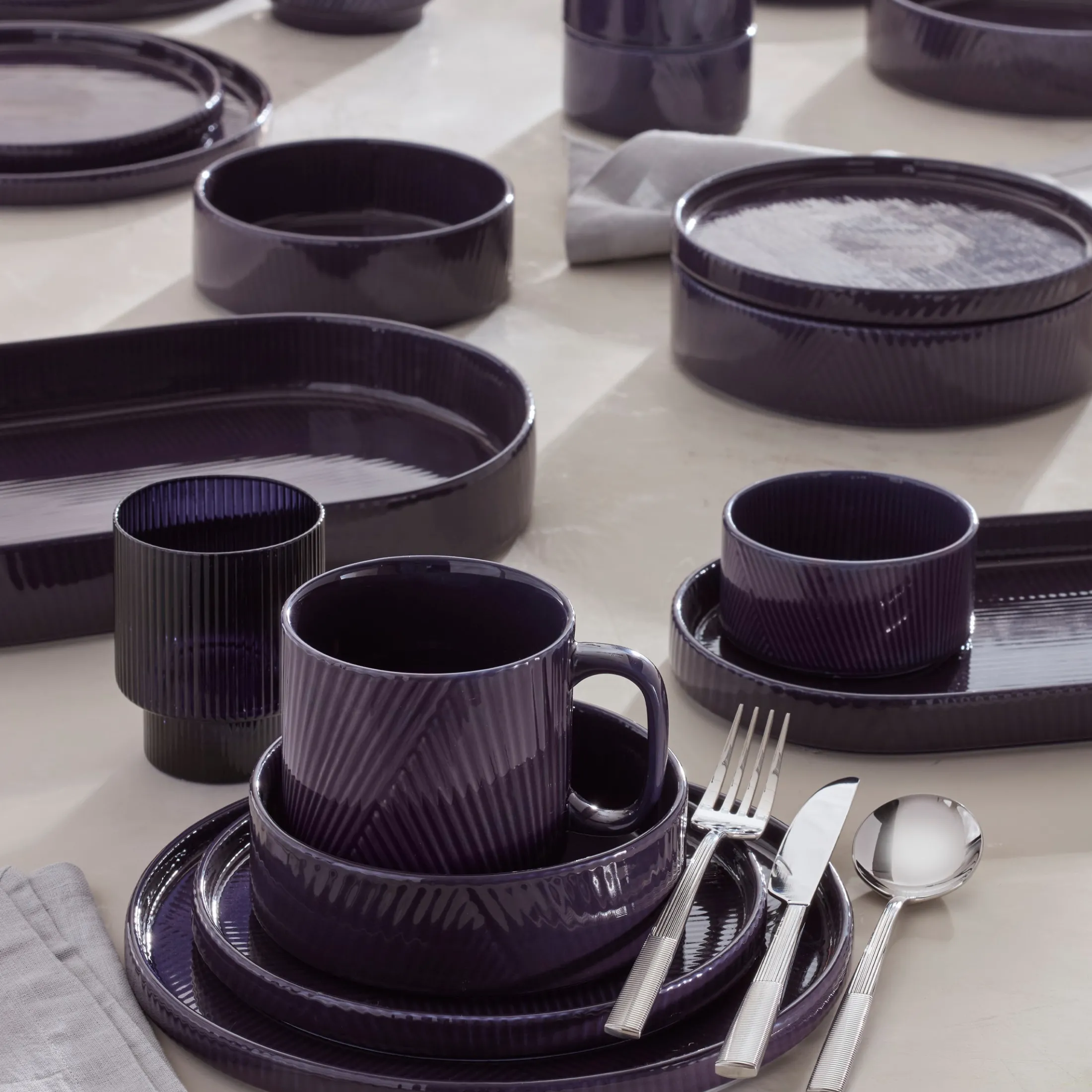 Modulus Nightshade 12-Piece Dinnerware Set