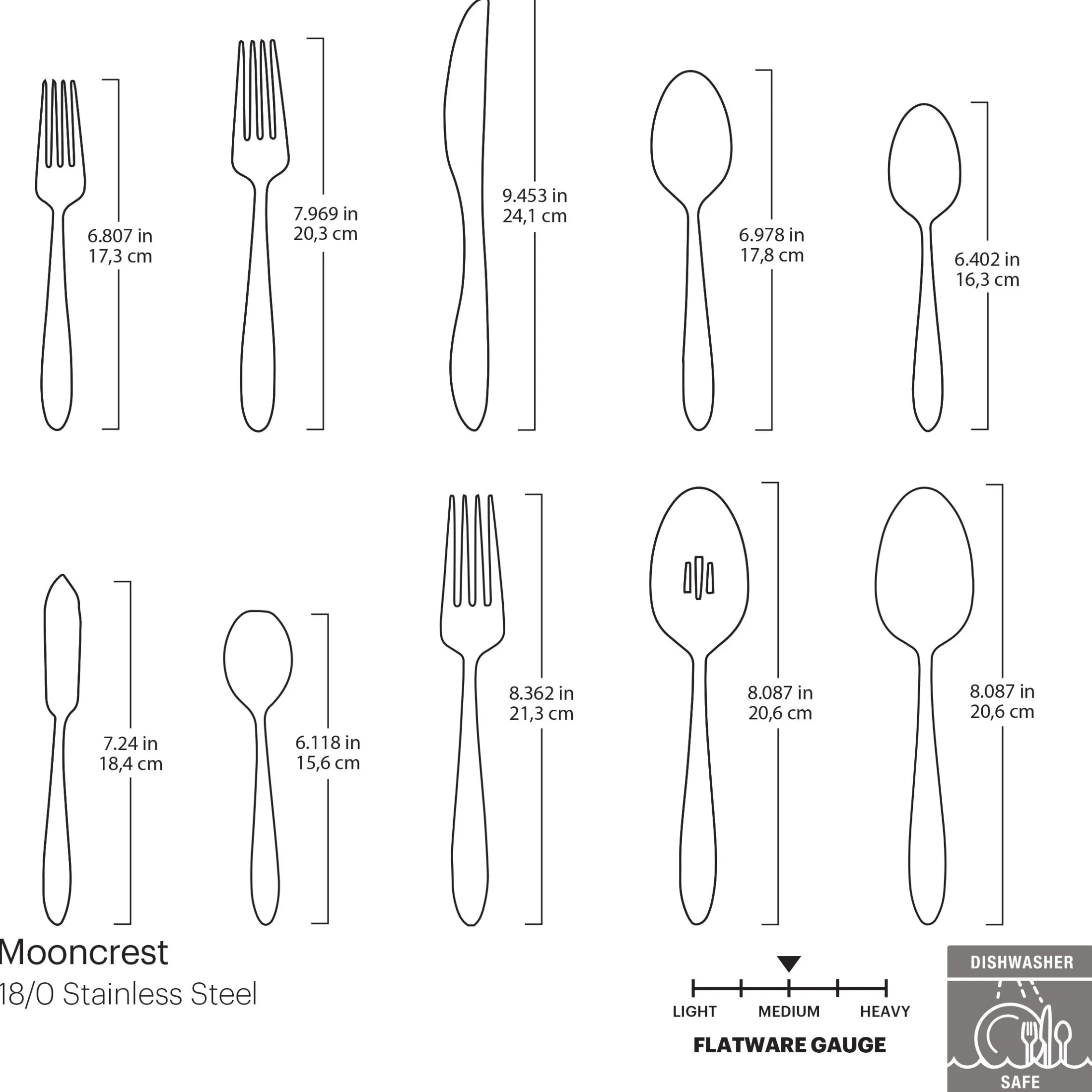 Mooncrest 65-Piece Flatware Set
