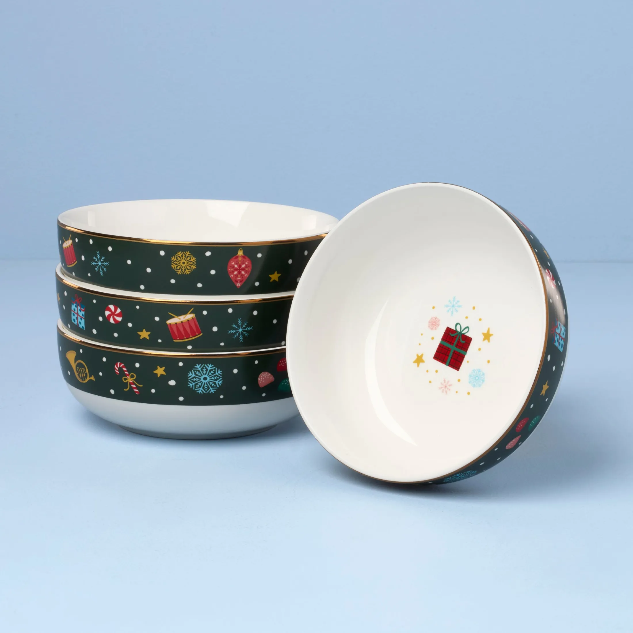 Nutcracker Ballet All Purpose Bowls, Set of 4