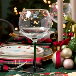 Nutcracker Ballet Balloon Wine Glasses, Set of 4