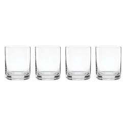 5 O'Clock Double Old-Fashioned Glasses, Set of 4