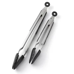 Oneida Kitchen Small & Large Tongs, Set of 2