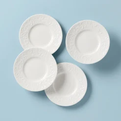 Opal Innocence Carved 4-Piece Plate Set
