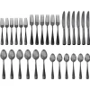 Opera Black Titanium 30-Piece Flatware Set