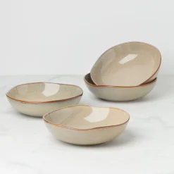 Organic Shades Oatmeal Pasta Bowls, Set of 4