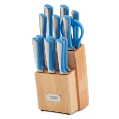 Orion Blue 14-Piece Cutlery Block Set