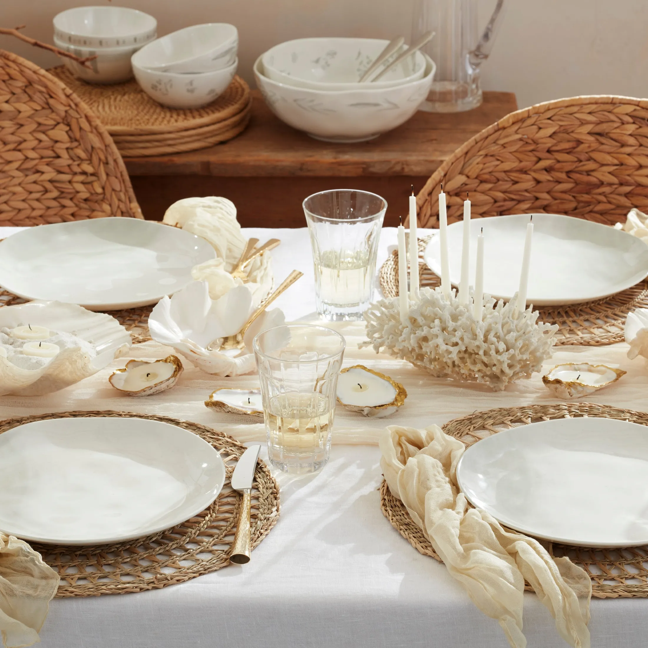 Oyster Bay 12-Piece Dinnerware Set