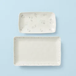 Oyster Bay 2-Piece Nesting Serving Platters