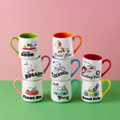Peanuts Mugs Groovy-Feeling Free, Set of 2