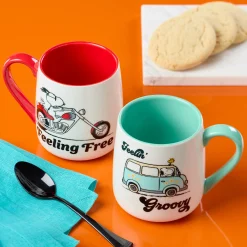Peanuts Mugs Groovy-Feeling Free, Set of 2