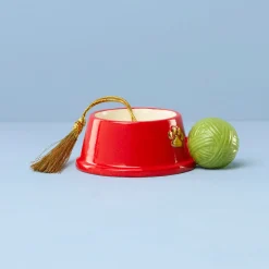 Personalized Cat Bowl Ornament
