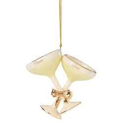 Personalized Champagne Glasses Ornament