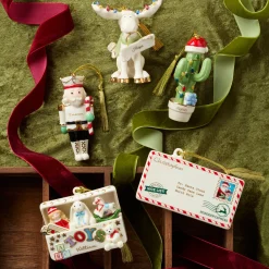Personalized Christmas Cactus Ornament