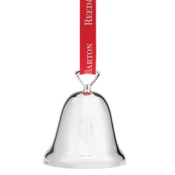 Personalized Christmas Silverplated Bell Ornament