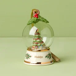 Personalized Globe Tree Ornament