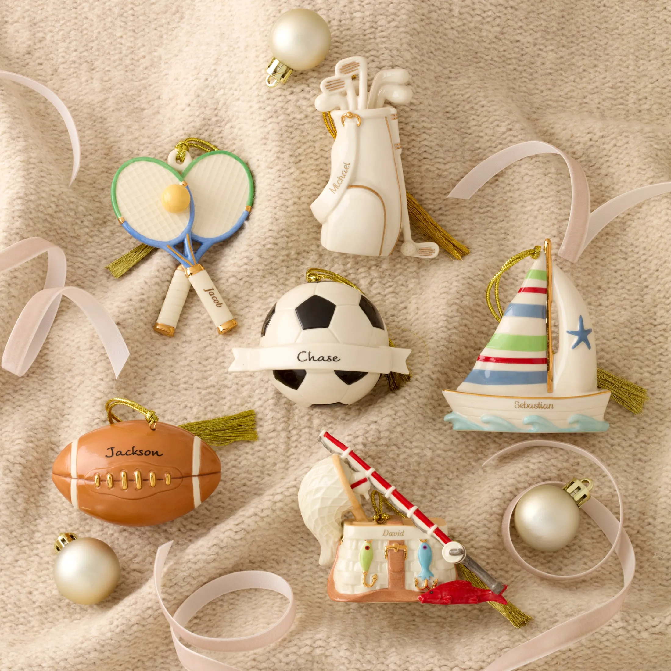 Personalized Gone Fishing Ornament